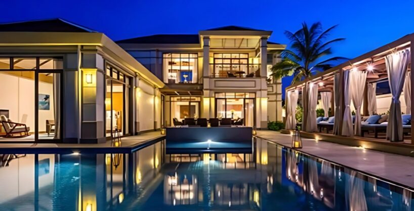 beachfront property in Fusion Villas and Resort Da Nang